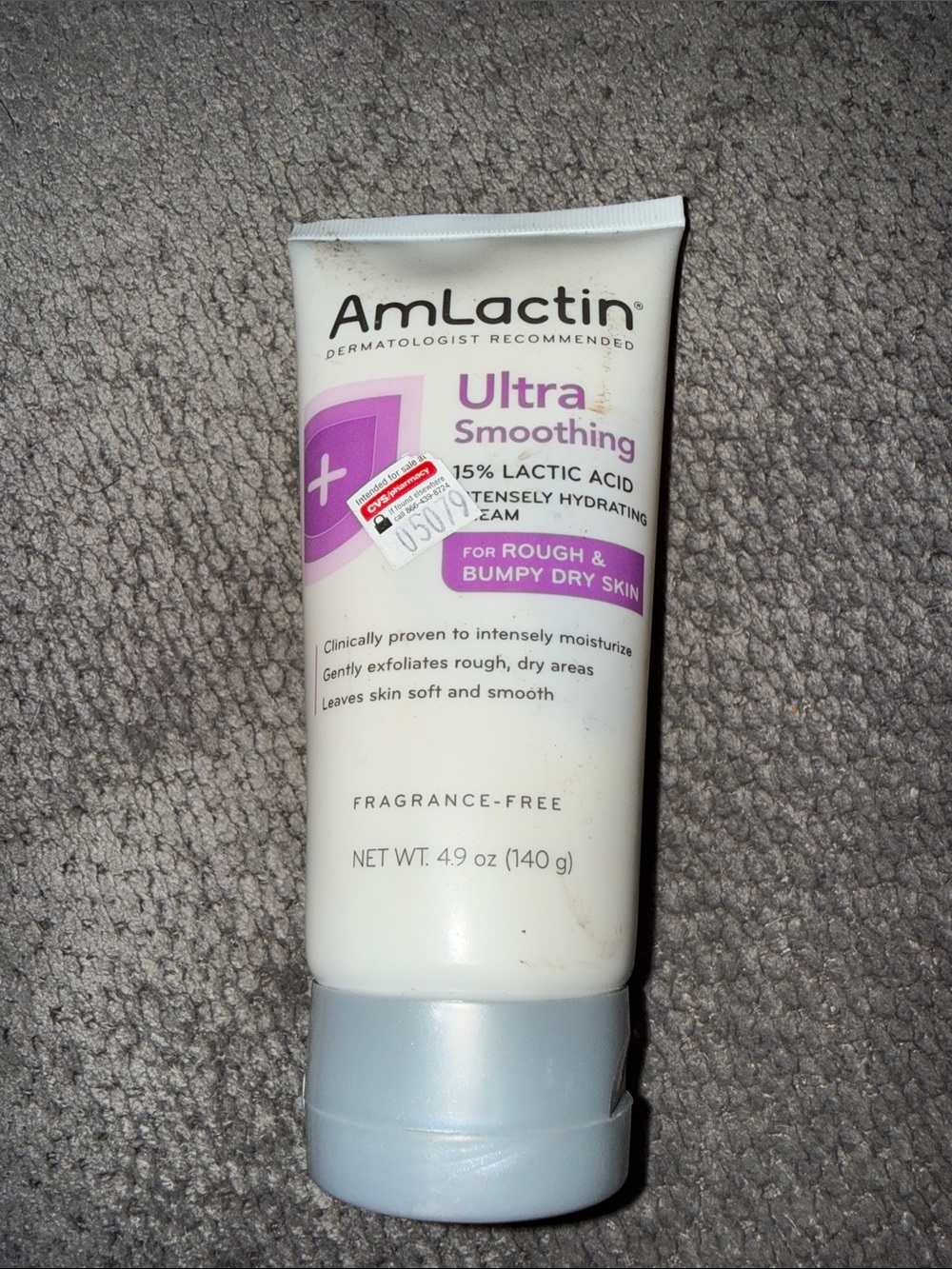 AmLactin Ultra Smoothing intensely hydrating cream for rough bumpy dry skin